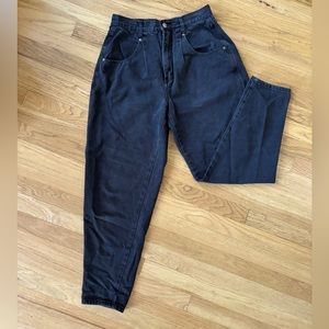 Vintage Authentic Brittania Black High Rise Jeans